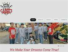 Tablet Screenshot of dreamteamcadets.com